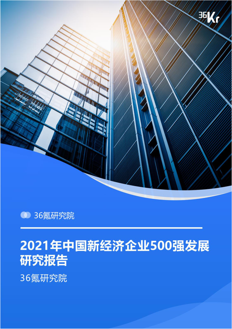【毕友福利】2021年中国新经济500强发展研究报告.pdf